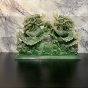 Green Dragon Sculpture